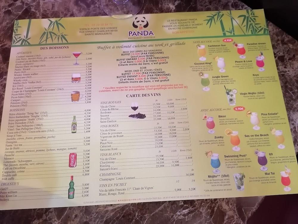 Le Panda - Menu Image 4